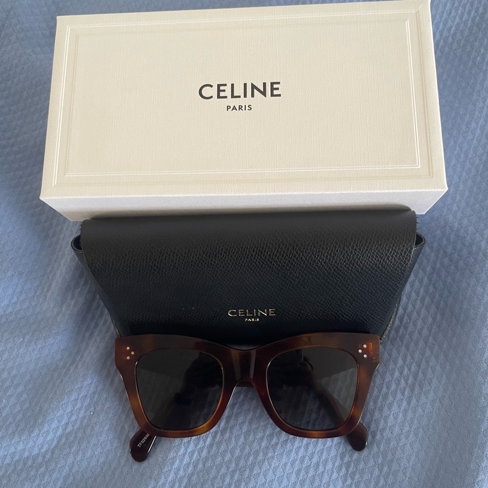 Celine Cat-Eye 50mm Tortoise Sunglasses